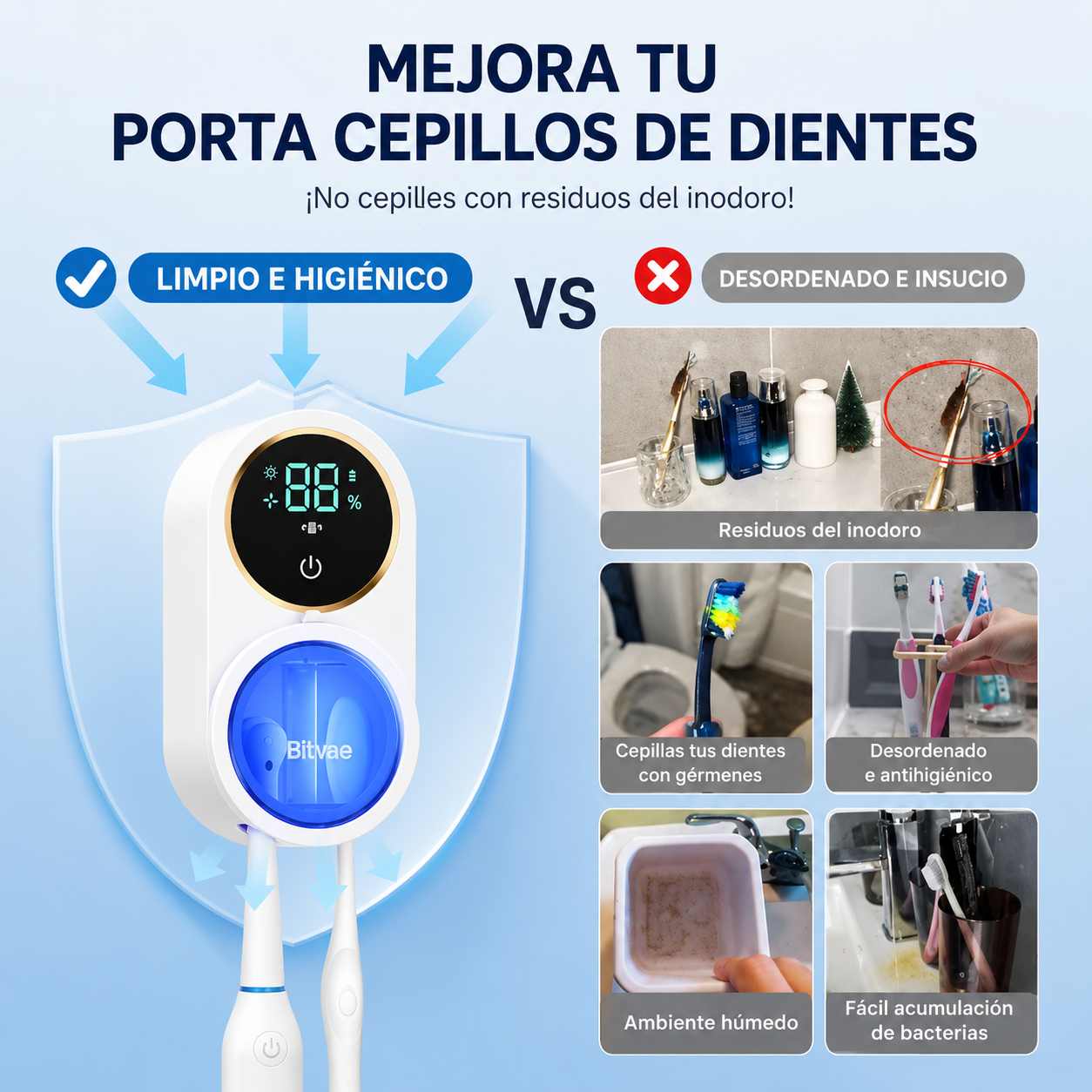 Esterilizador de Cepillos de Dientes
